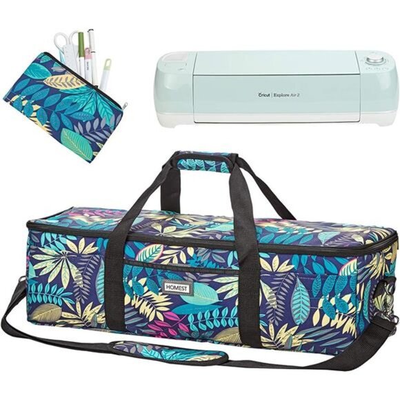 Lightweight Carrying Case Compatible with Cricut Explore Air 2, Cricut Maker, Fl - Picture 1 of 6
